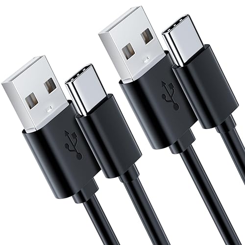 Paquete de 2 cables de carga tipo C compatibles con lectores electrónicos Kindle, tabletas Fire, HD 10 9 11 generación, HD 8 10 generación, 8 Plus