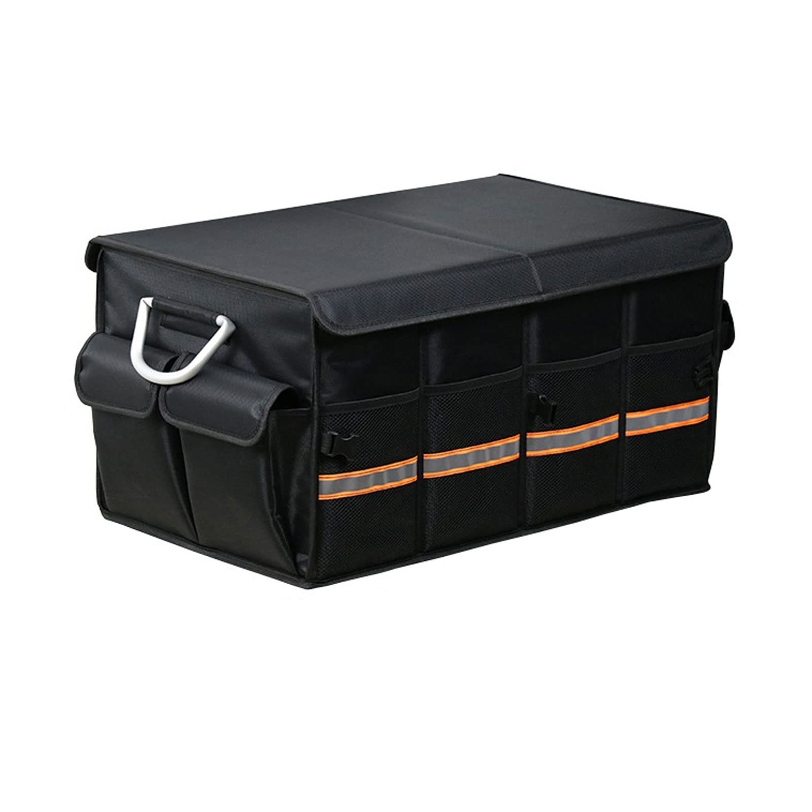 Dfrywdgsey Black Large Capacity Car Trunk Organizer(Black)