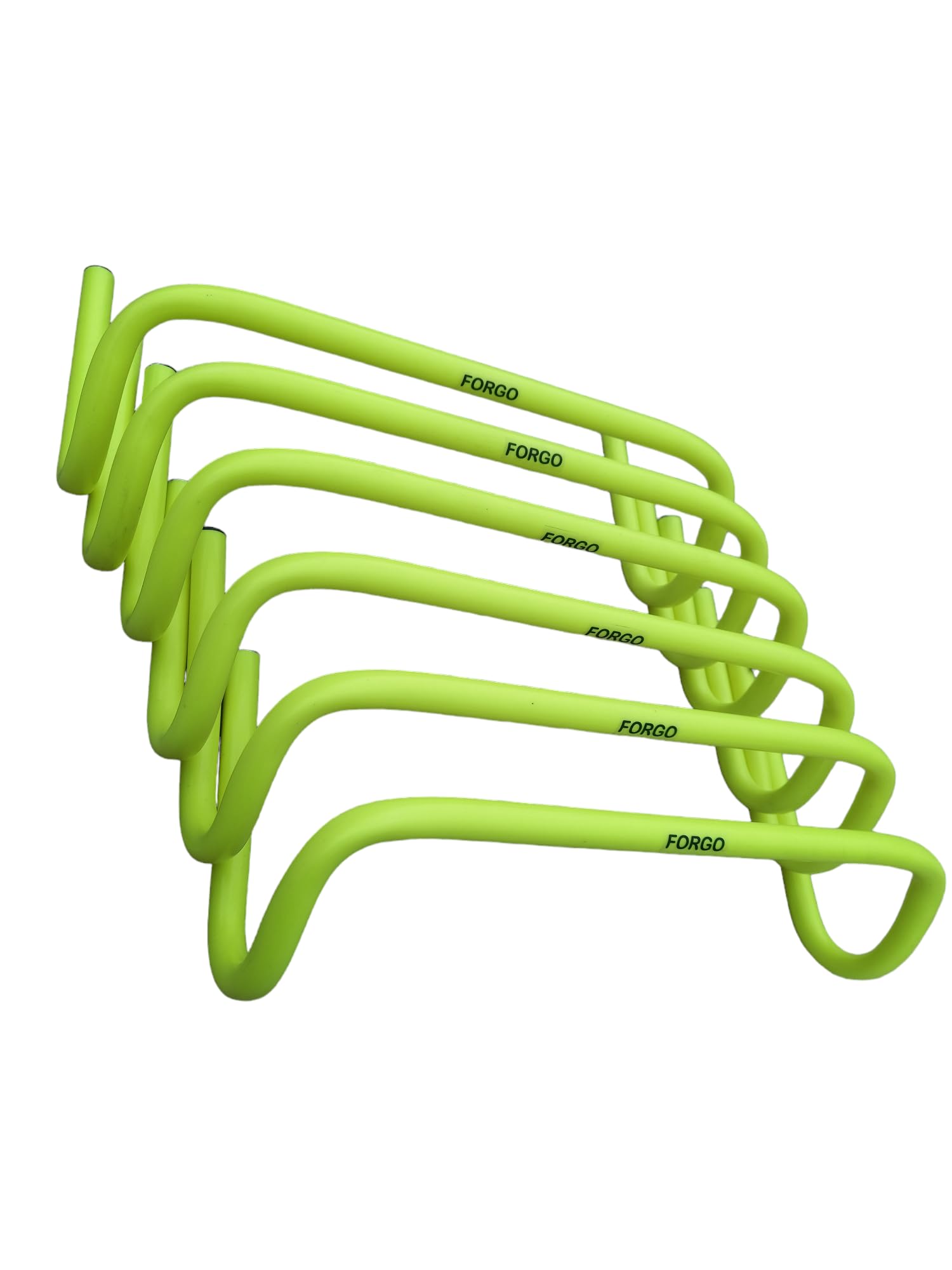 Forgo Strong Agility Hurdles 6inches PVC Tube Built Agility Hurdles for Field Training and Speed Coordination, 6-inches (Floro Green) - Pack of 6-image-42