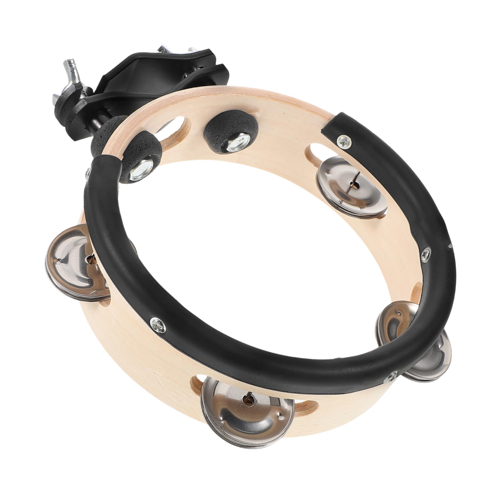 CIMAXIC Drum Bell Tambourine Hi-hat Part Sturdy Replacement Hand Shaking Music Instrument for Drum Set