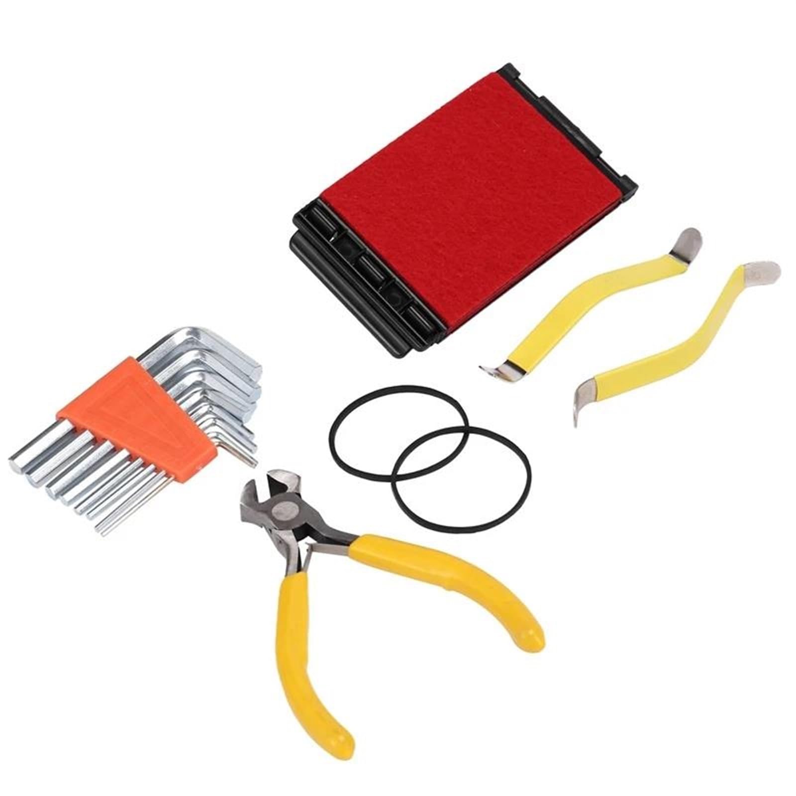 kit di installazione per chitarra Kit Di Riparazione Per Strumenti Per Chitarra Manutenzione Per Chitarra Elettrica Ukulele Basso Banjo E Altri Principianti A Corda Facile