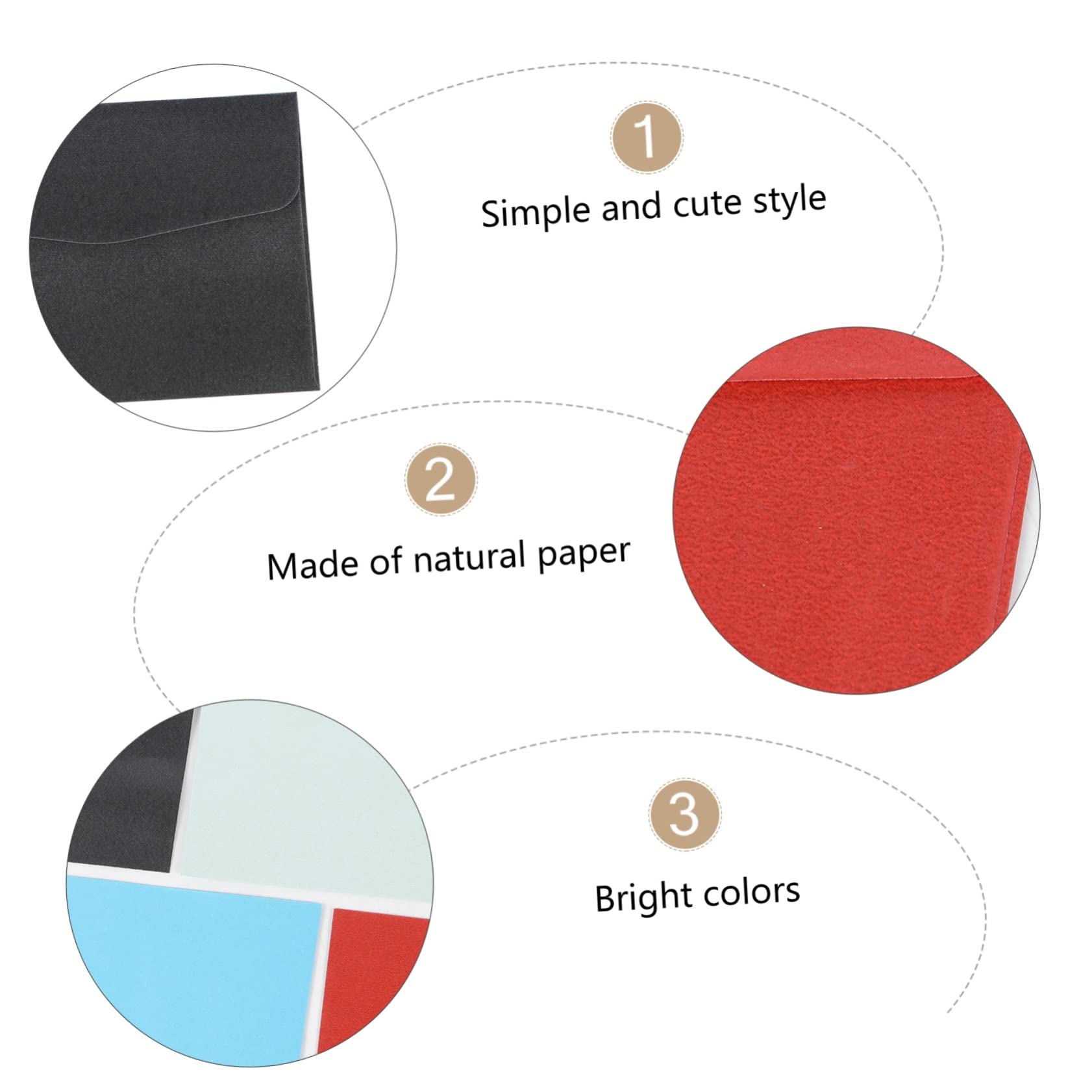 VILLCASE 200 Piezas sobre envelopes cartas simple papel