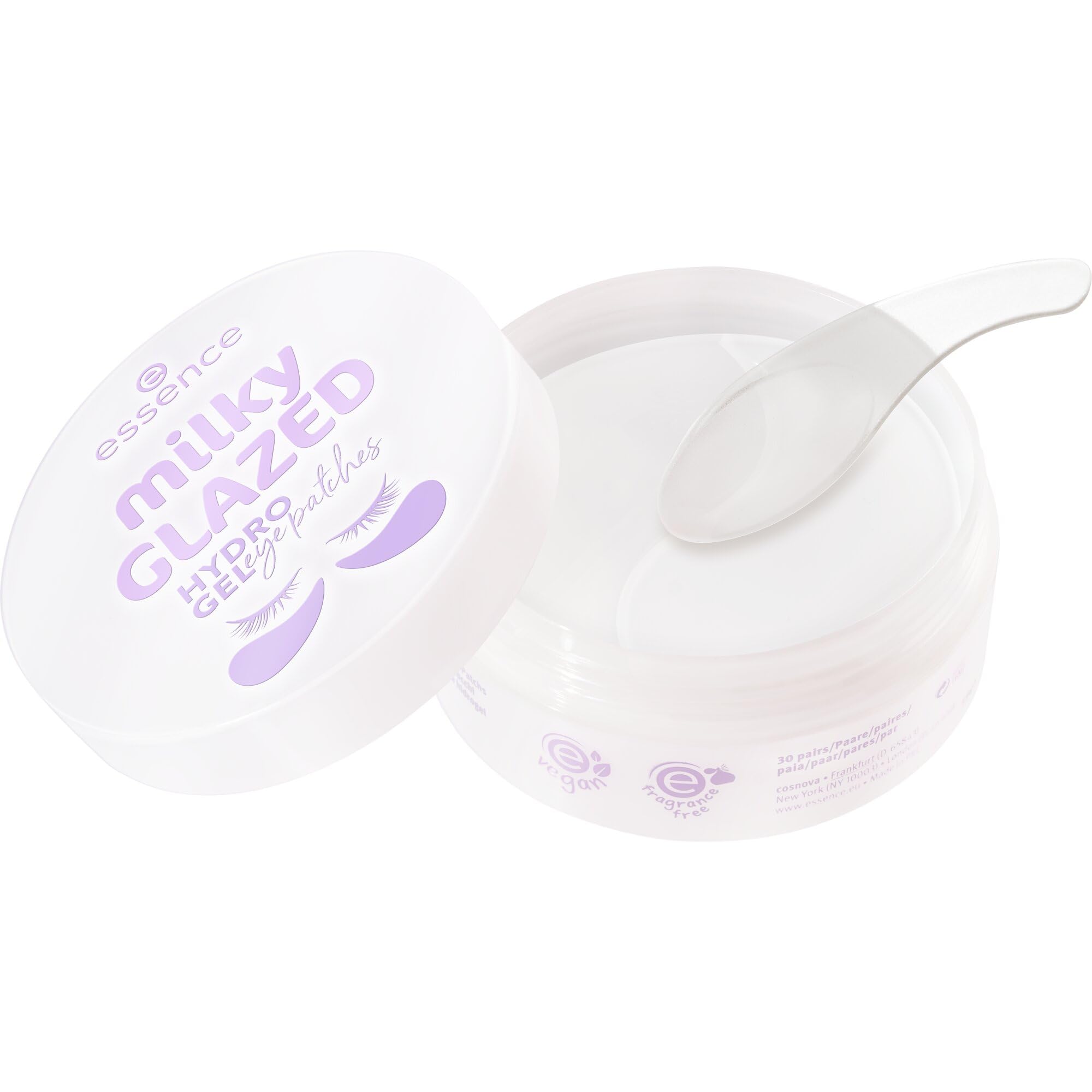 essence milky GLAZED hydro gel eye patches 30 Pairs
