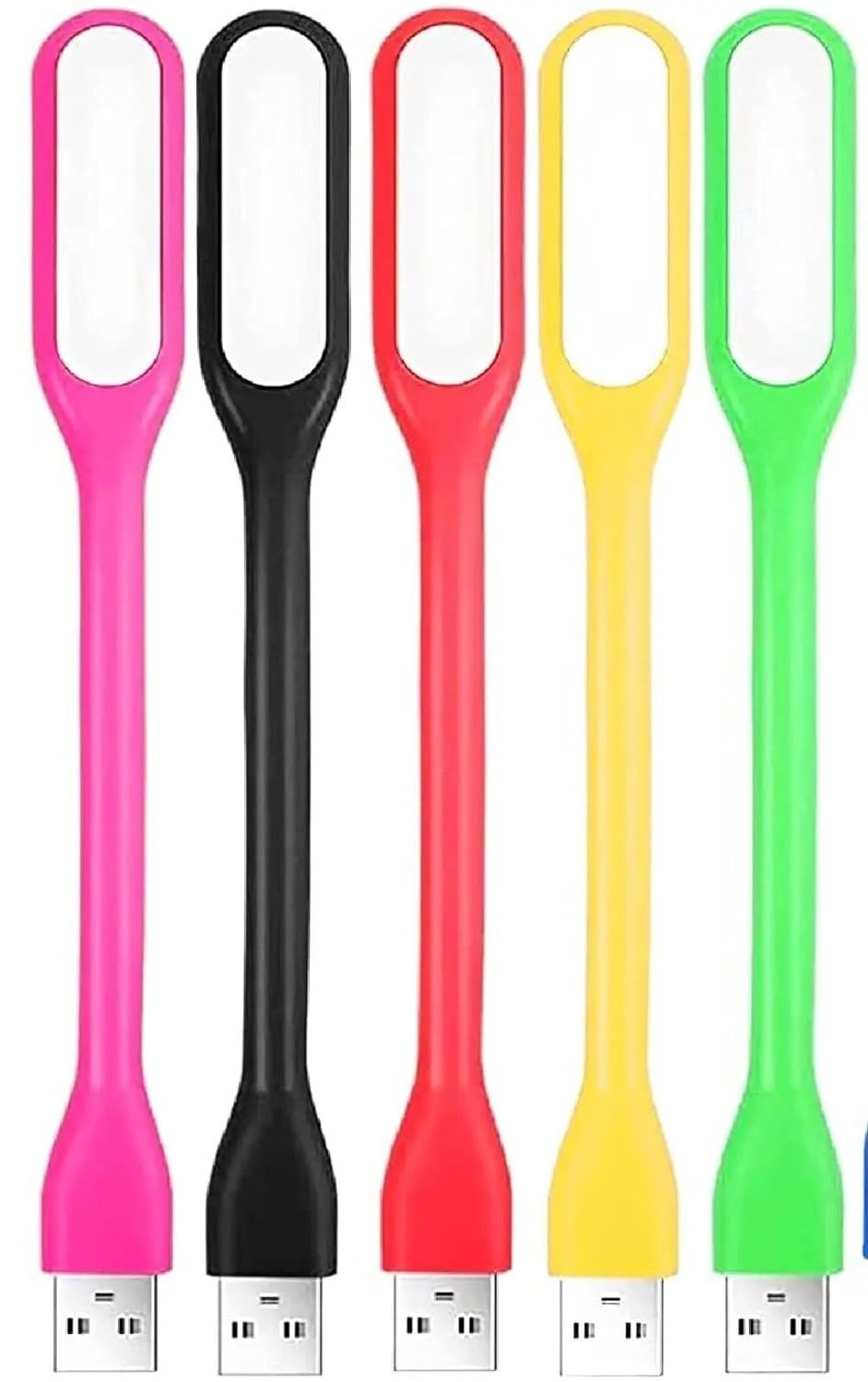 Duxk-Pack of 2-Flexible USB LED Light – Bendable Gooseneck Portable Lamp for Laptop, Power Bank & PC – Compact, Energy Efficient Reading & Night Light (Multi, Long, 2 Count)-image-39