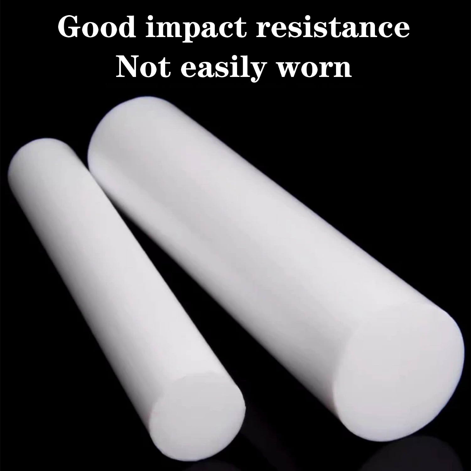 Barra PTFE Teflon Diámetro 65mm | Barra PTFE Teflon,Deslizamiento Fiable,Durabilidad y Propiedades Estables,Aislamiento Eléctrico Fiable,Bricolaje