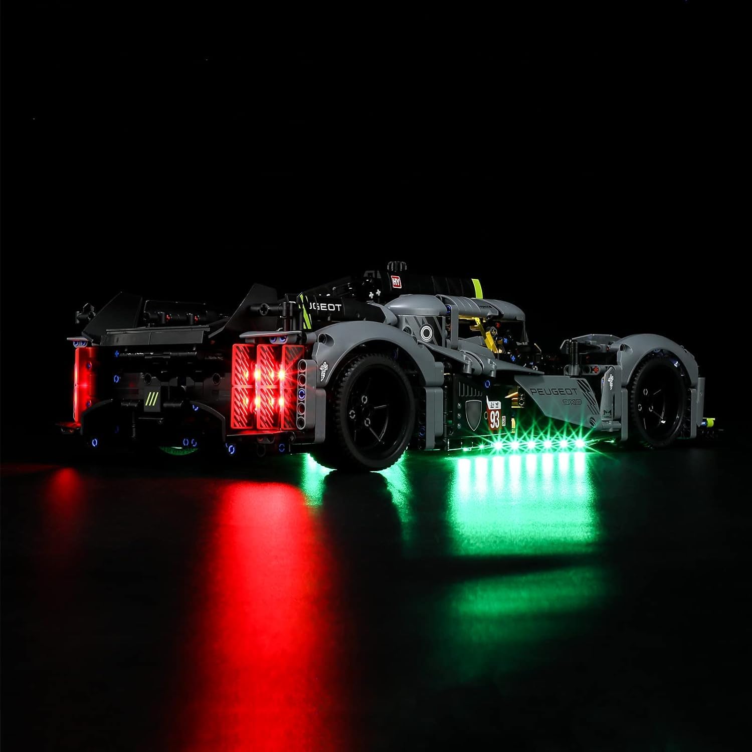 Bricklight Led Light kit for LEGO 42156 PEUGEOT 9X8 24H Le Mans Hybrid Hypercar (No set included, Only Light Kit) - Image 4