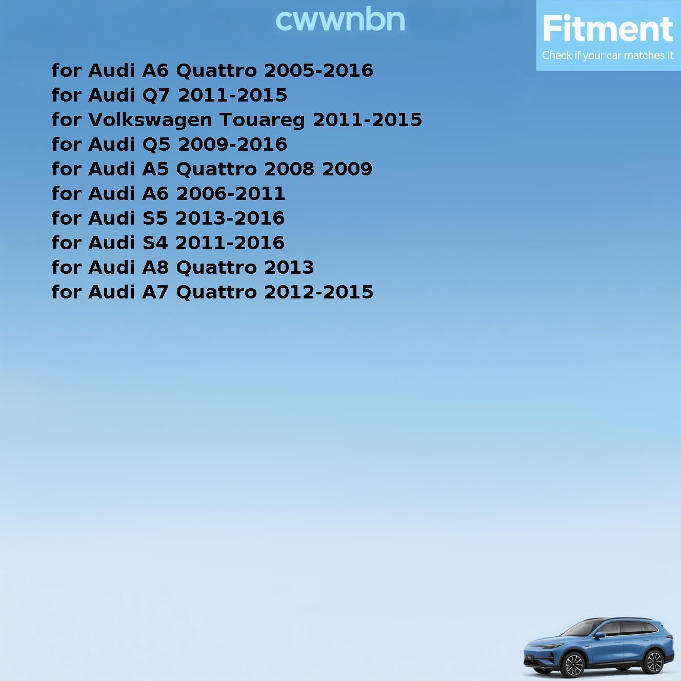 for Audi A7 Q5 A5 A6 Quattro 2005 2006 2007 2008 2009 2010 2011 2012 2013 2014 2015 2016 Replacement 06E145100R, 06E 145 100M, 06E 145 100R Vacuum Pump 1 Pcs