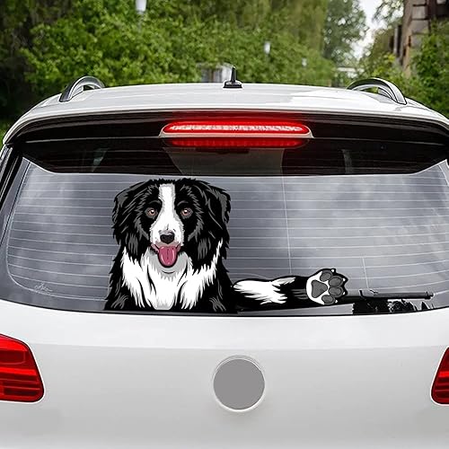 Miniatura 76 de Chihuahua - Calcomanía para limpiaparabrisas trasero, lavable, extraíble, de PVC, divertida cola de cachorro, calcomanía decorativa