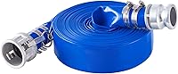 Vista 9 de VEVOR Manguera de Retrolavado, 1.5 pulgadas x 50 pies, Manguera de PVC Azul, con Abrazaderas, Camlock, Accesorios de Aluminio, Se Adapta a Varias