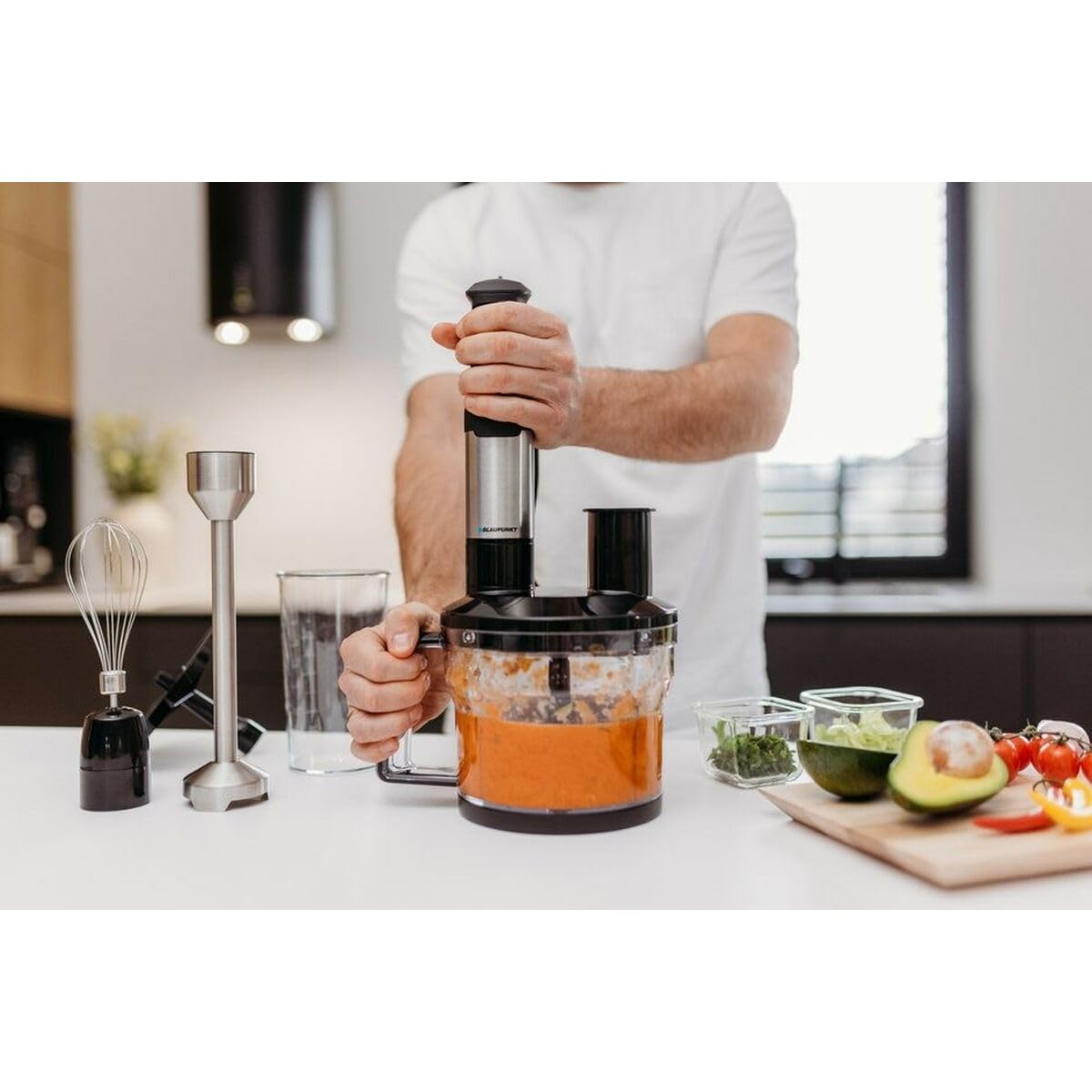 Blender do kubków Blaupunkt HBD812 czarny srebrny 1700 W - Marka: Blaupunkt - EAN: 5901750507908