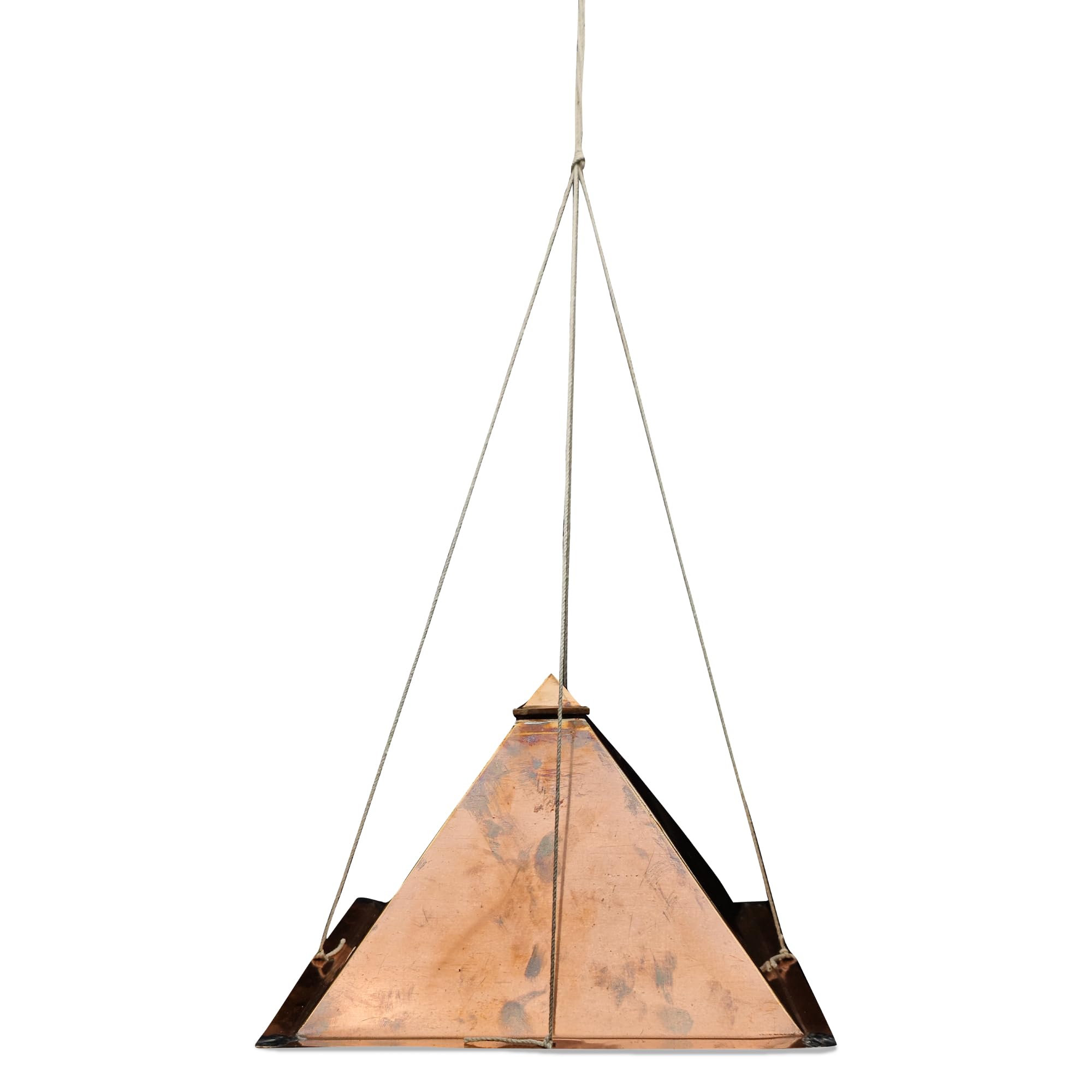 Buy Plus Value Pure Copper Meditation Pyramid Wall Hanging for