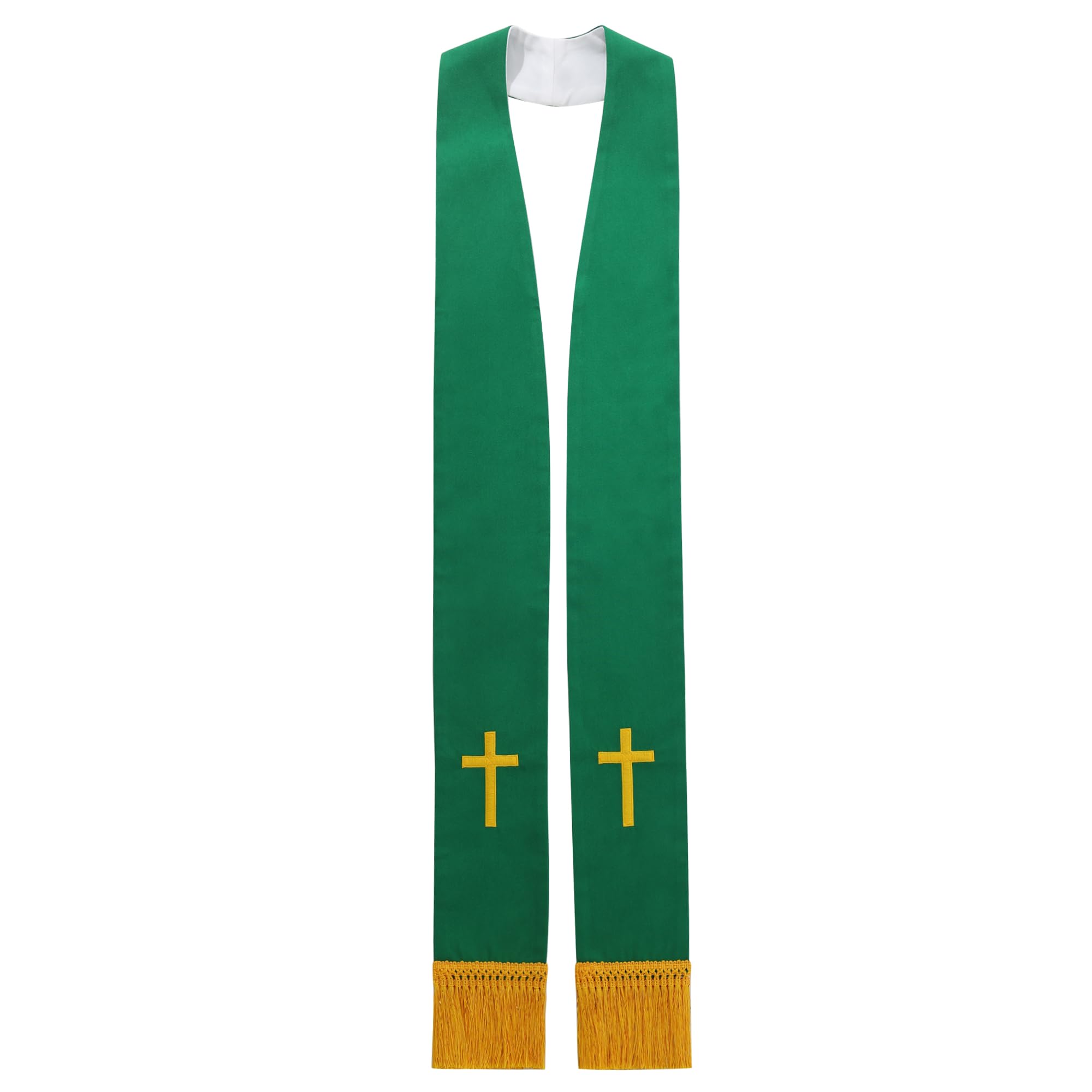 BLESSUME Étole réversible du pasteur du clergé de l'église