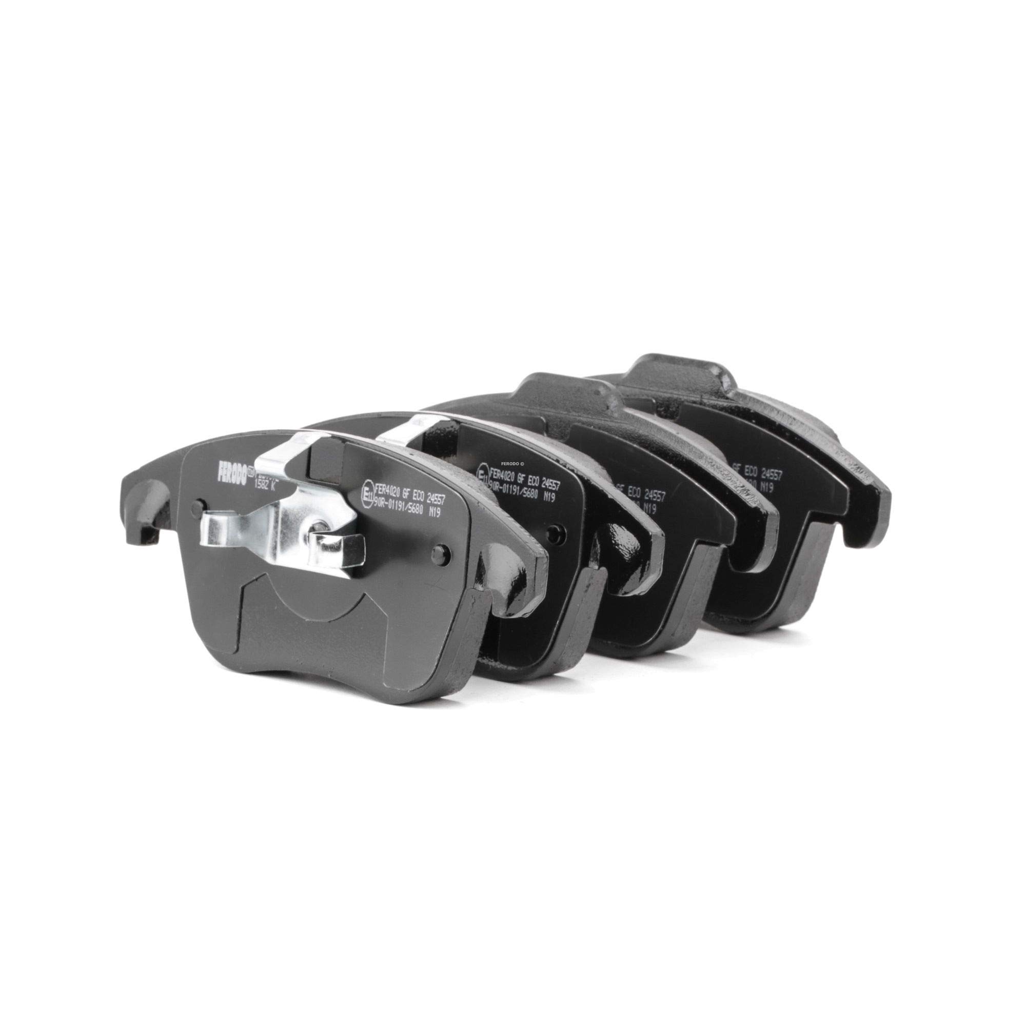 FERODO Plaquettes de freins Avant non préparé pour l'indicateur d'usure sans accessoires FDB1972 Compatible avec PEUGEOT 3008 I 0U 5008 I 0U, 0E 208 II 3/​5 portes UB, UP, UW, UJ, CITROËN, DS