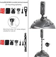 Vista 8 de PellKing Kit de accesorios para Insta360 X5, incluye funda de transporte con cinturón, trípode para selfie stick de 53.1 in, abrazadera de manillar