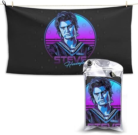 Amazon Co Jp スティーブハリントンストレンジャーシングス超吸収性ソフトバスタオル ホーム キッチン
