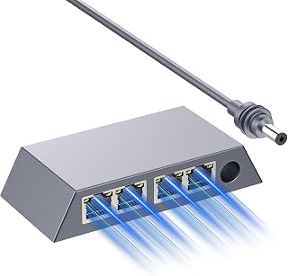Starlik Ethernet, Starlik Gen3/ Mini 4 porte Gigabit Fast 4 dispositivi di rete simultaneamente WiFi Extender Hub | fino a 1 Gbps