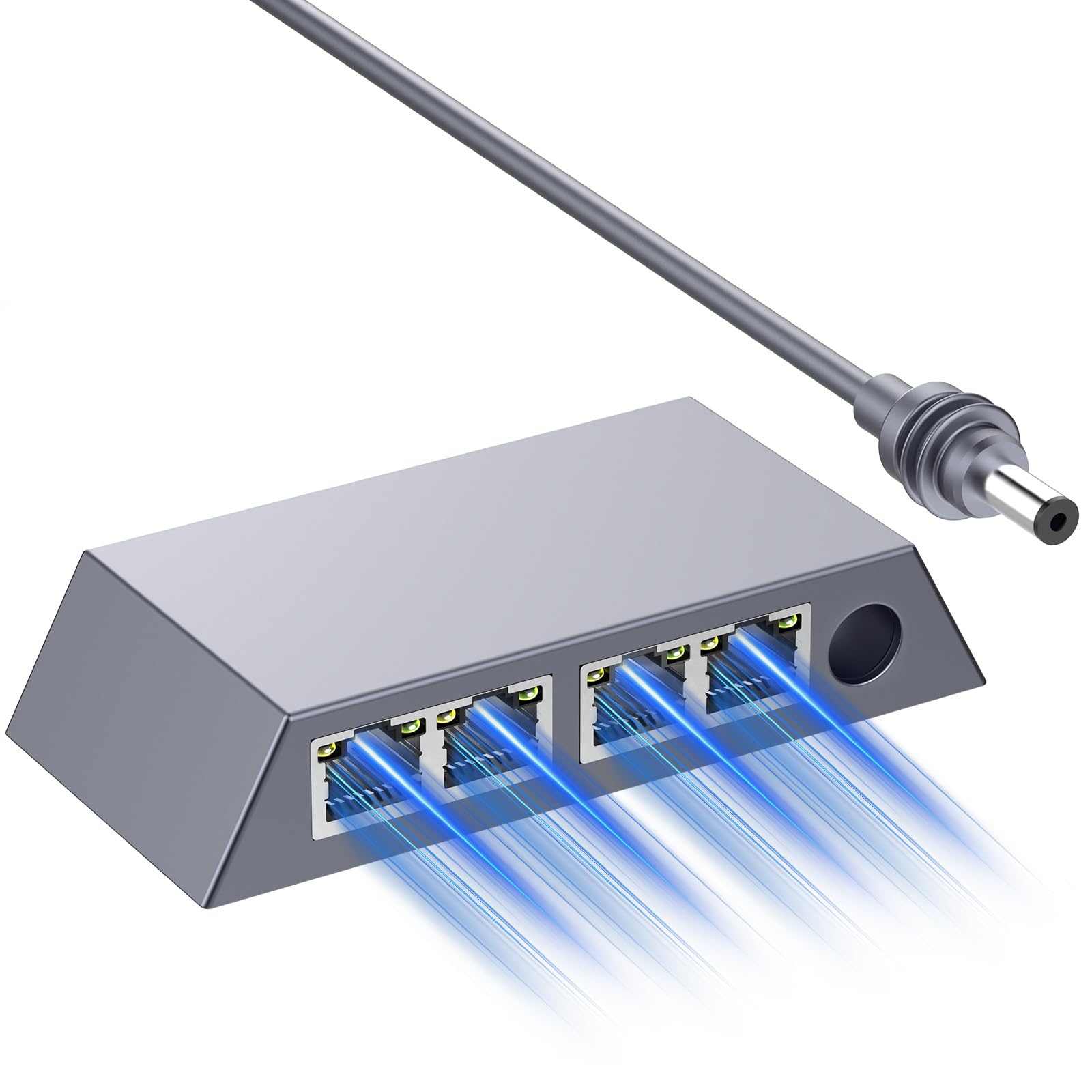 Starlik Ethernet, Starlik Gen3/ Mini 4 porte Gigabit Fast 4 dispositivi di rete simultaneamente WiFi Extender Hub | fino a 1 Gbps