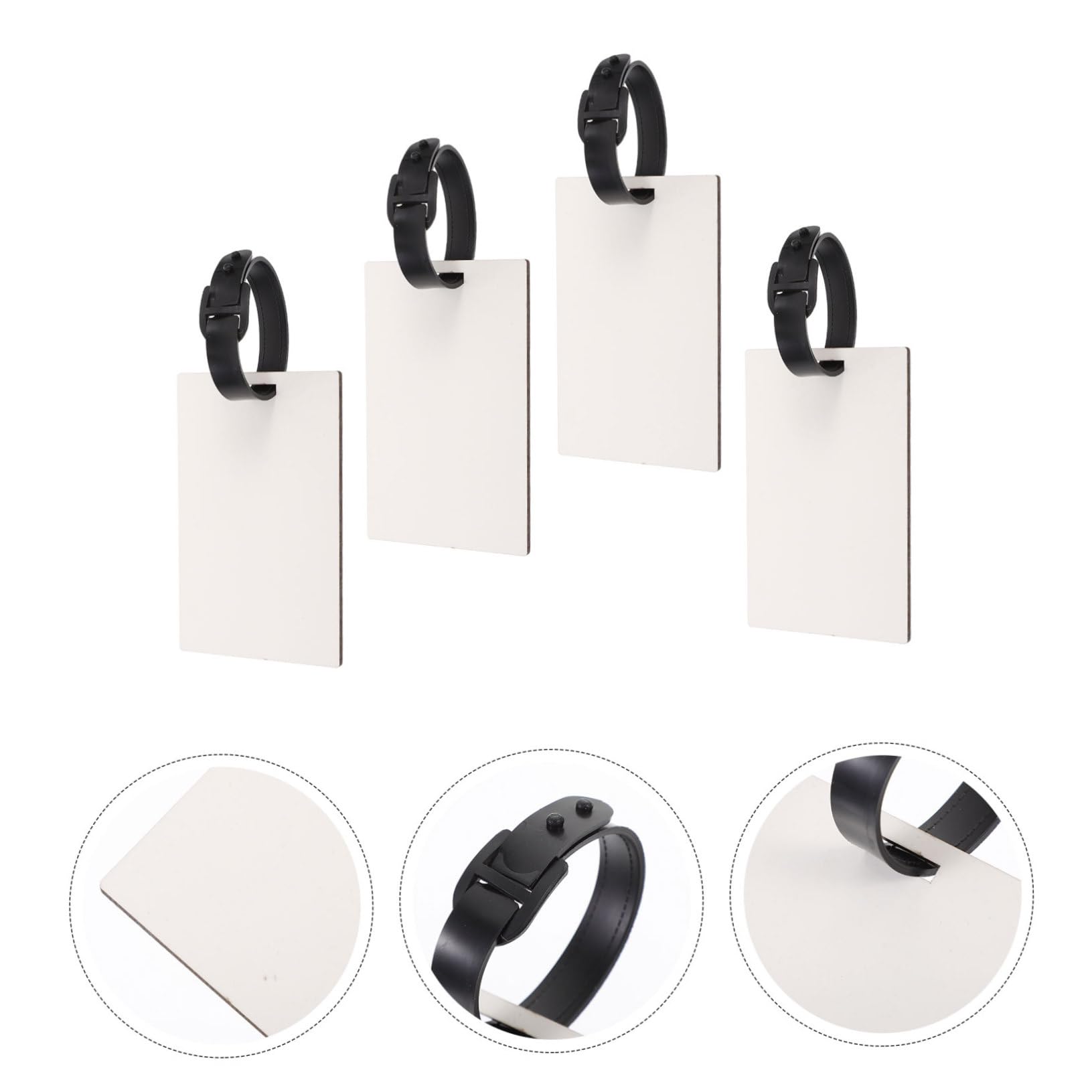 16pezzi Etichette Per Blank Trasferimento Termico Targhette Personalizzabili Per Valigie Etichette Decorative Per