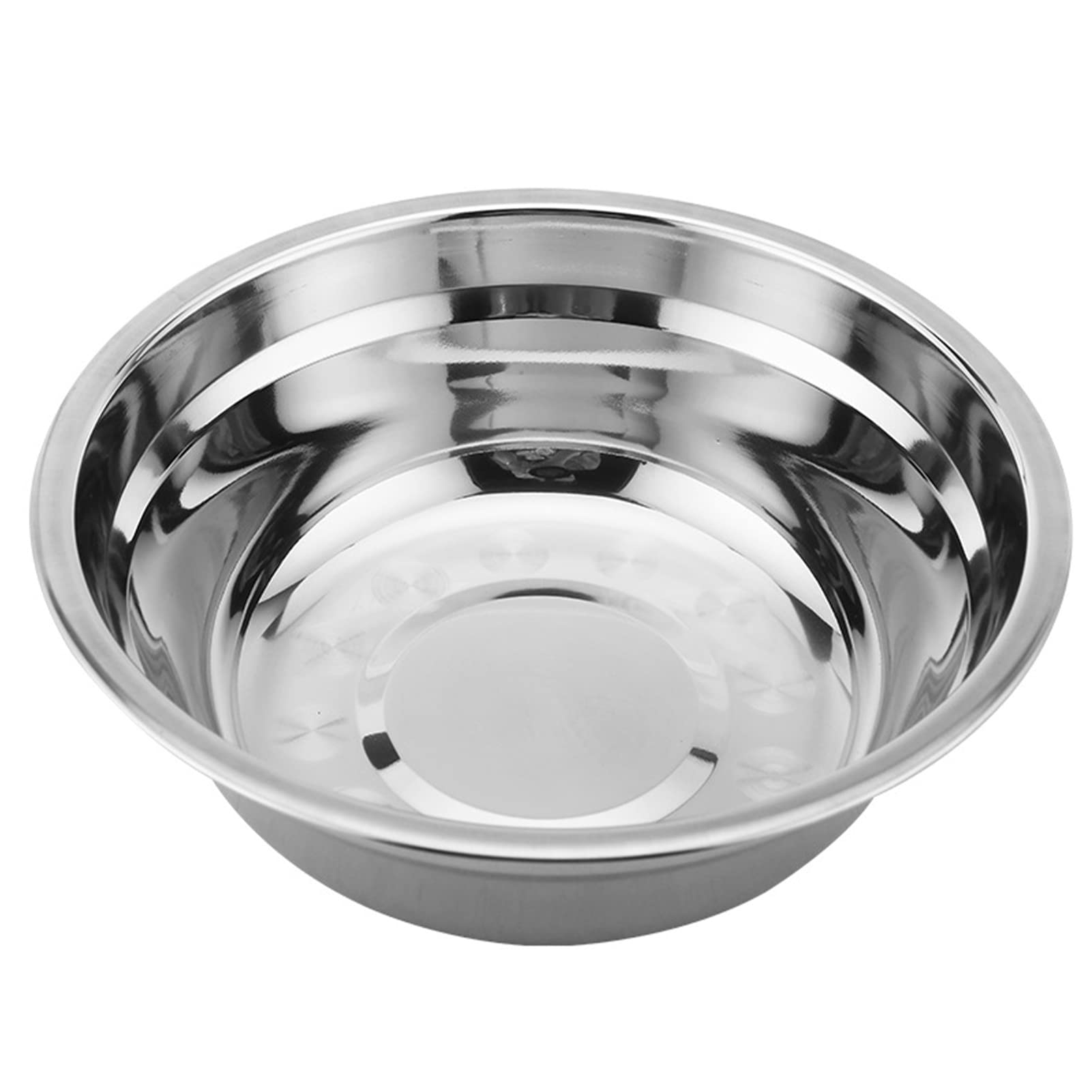 RXMORI 10In Stainless Steel Mixing Bowl, Metal Bowl, Stainless Steel Basin, Thicken Heavy Duty Deeper Margin Mirror Finish Salad Bowl