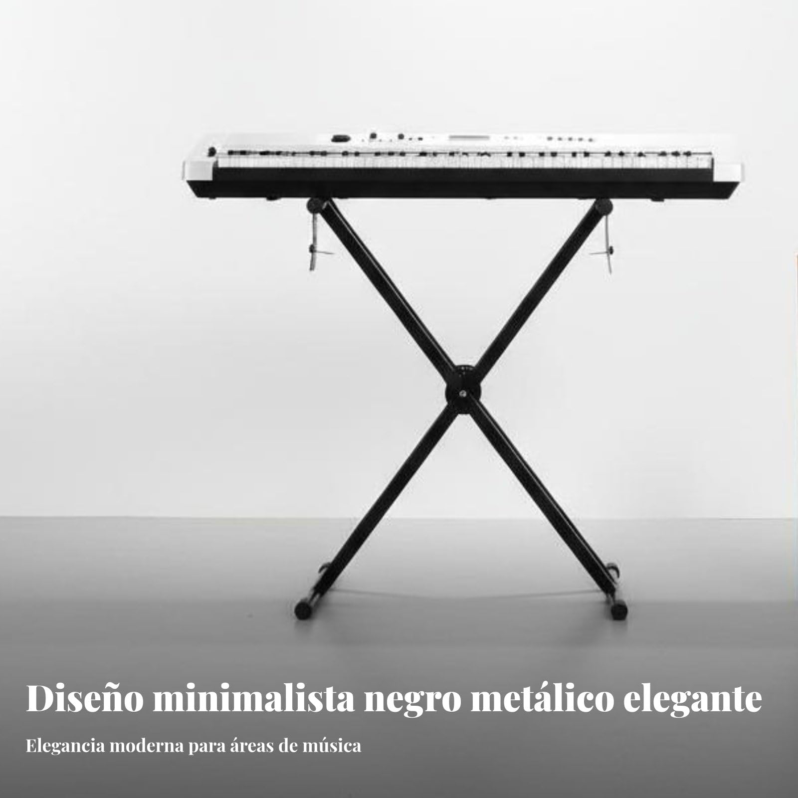 Keyboard Ständer Tastaturständer Klavierständer Keyboardhalter X Form Tragfähig Zusammenklappbar Schnell Aufgebaut Universell für Elektronisches Keyboard Proben Schule, X-Ständer