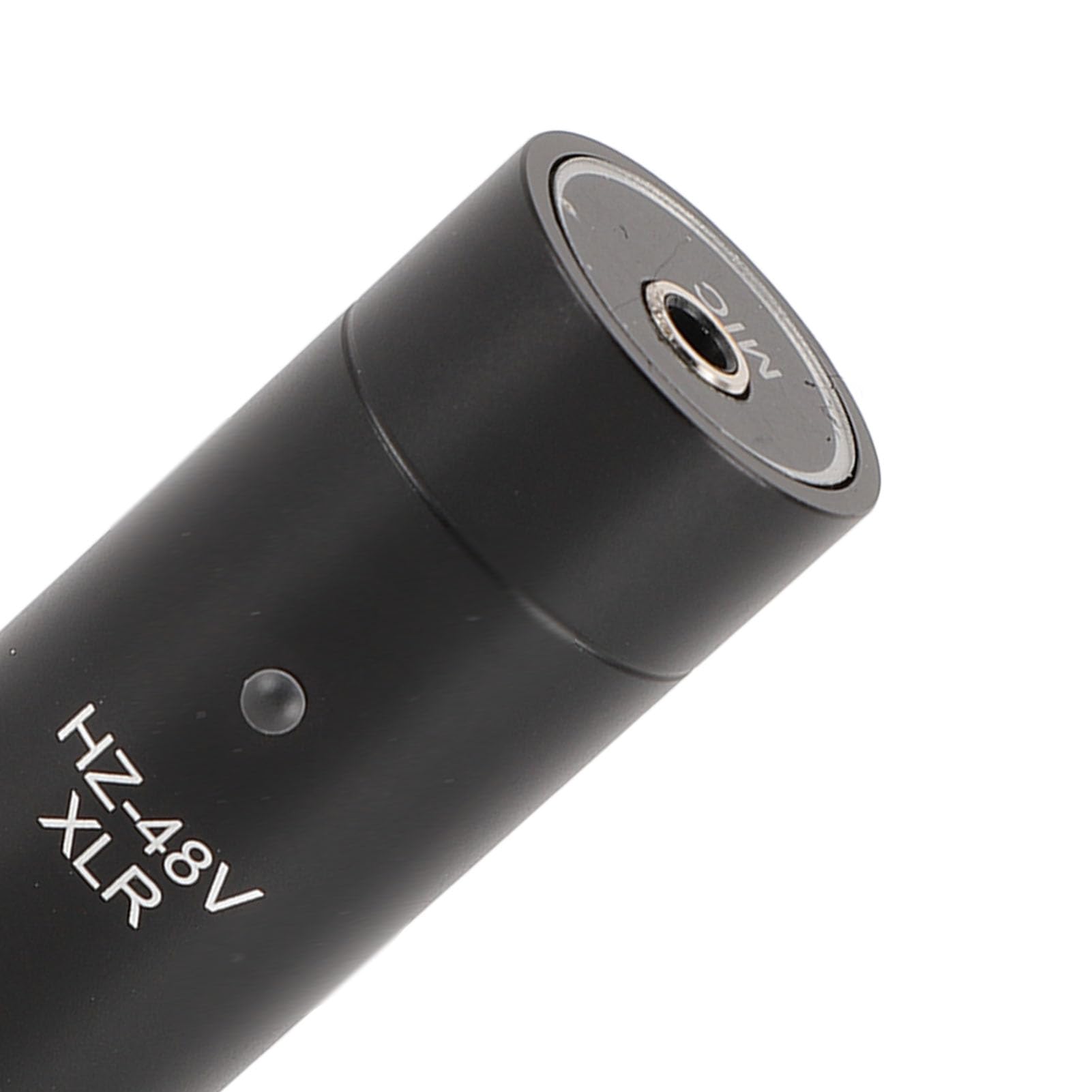 Adaptateur Microphone à Alimentation Fantôme 48 V vers XLR Mâle avec Sortie de Signal équilibrée pour écouteurs, Micros Cravate, Micros à Condensateur pour Instruments, Plage de