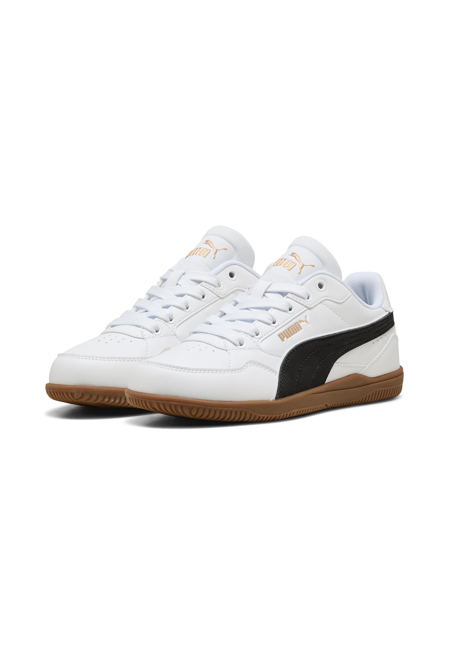 K-Moda Kadın Spor Ayakkabı, PUMA White-PUMA Black-Gum, 38.5