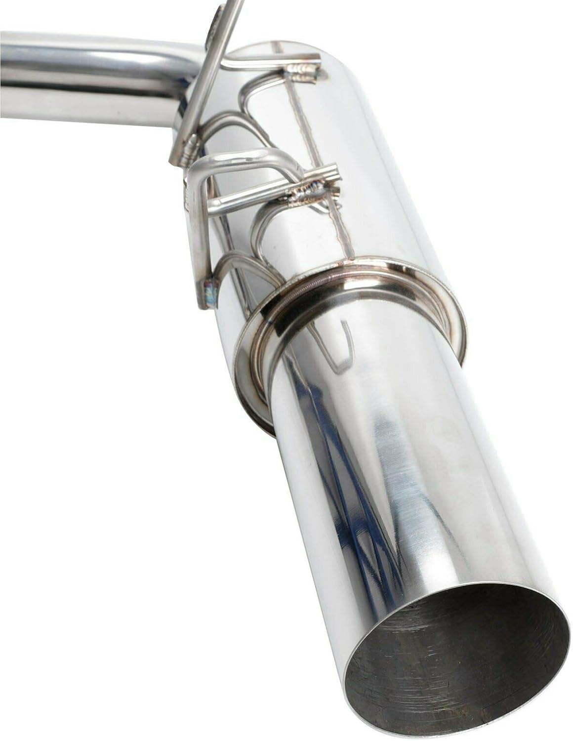 Stainless Catback Back Exhaust Muffler Fit for 1989-1997 Mazda Miata MX-5 Eunos 1.6/1.8L