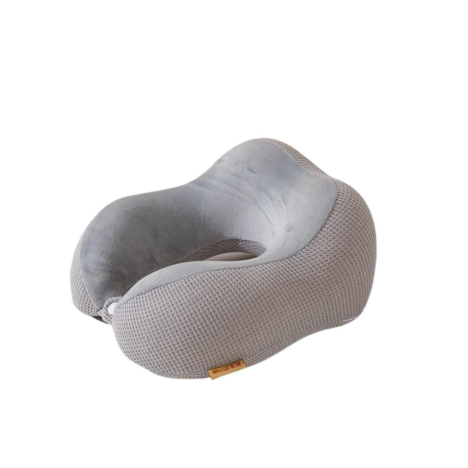WWYYZAYC Pillow Memory Foam Slow Rebound Lunch Break Neck Travel Neck Pillow Mesh Hump Car Throw(Gray)