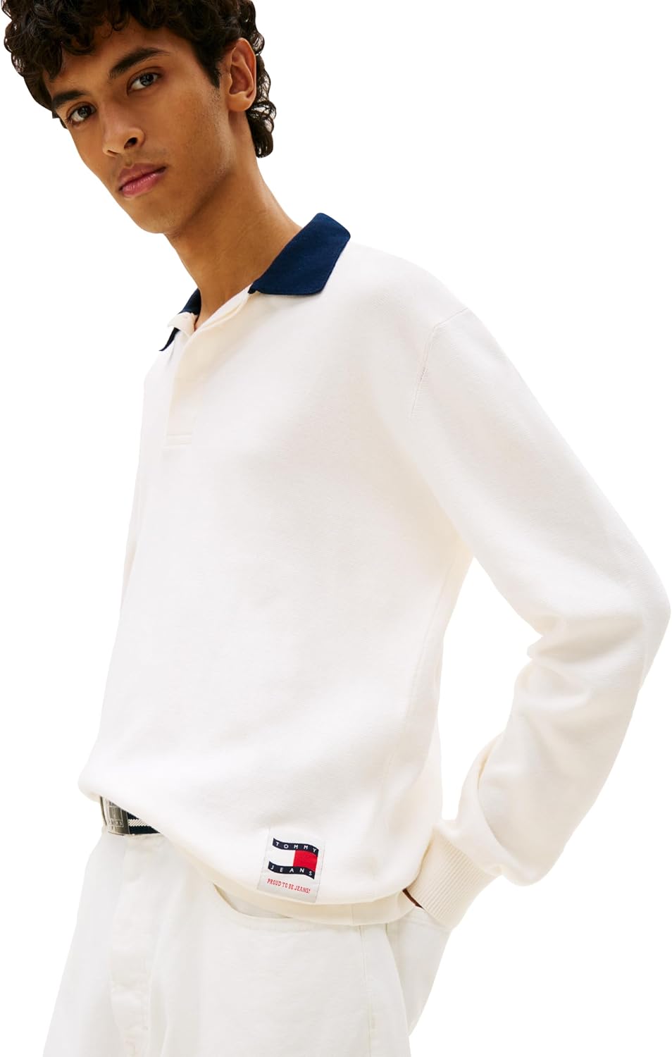 Tommy Jeans Men's Long Sleeve Rugby Polo Sweater