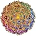 UNIDRAGON Puzzle di legno, miglior regalo per adulti e bambini, pezzi di puzzle di forma unica Mandala Abbondanza inesauribile, 17,7 x 17,7 in (45 x 45 cm) 700 pezzi, dimensione reale