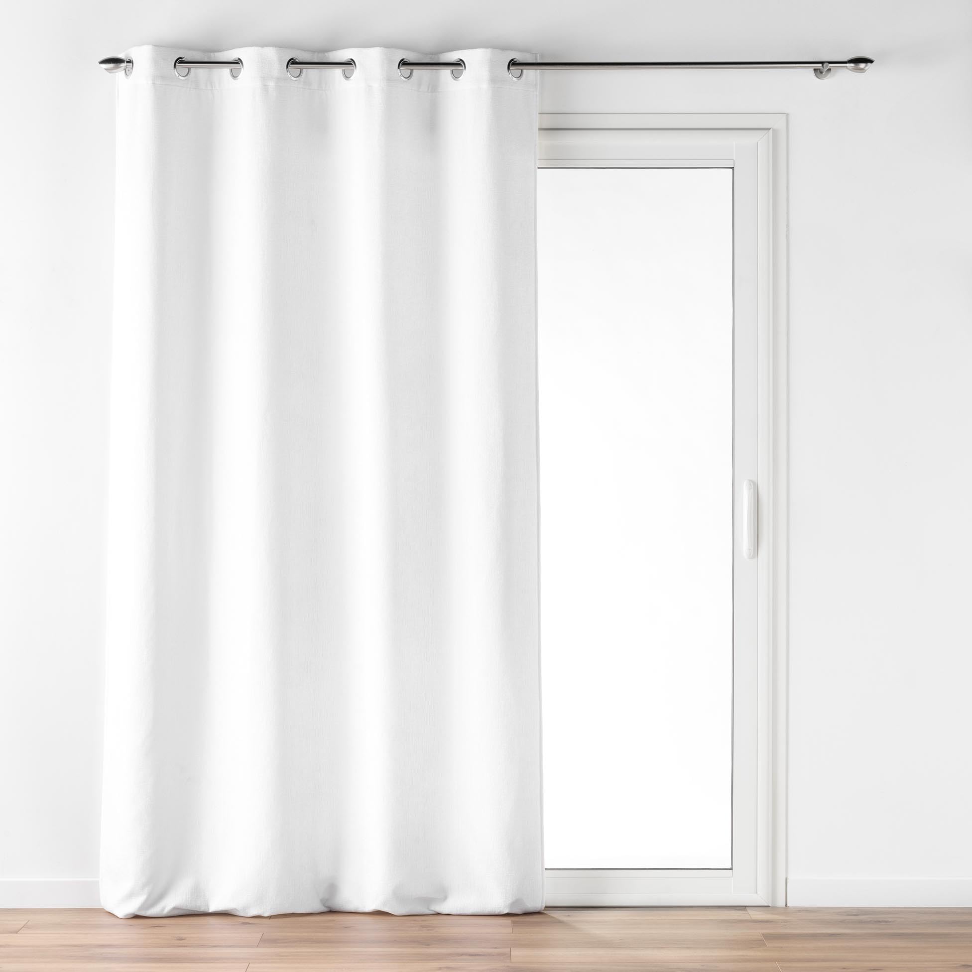 Rideau à oeillets 140 x 260 cm Verra blanc pour illuminer votre chambre cocooning