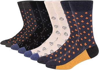 HHX YONLEE Dress Crew Socks Size 10-13/6-9
