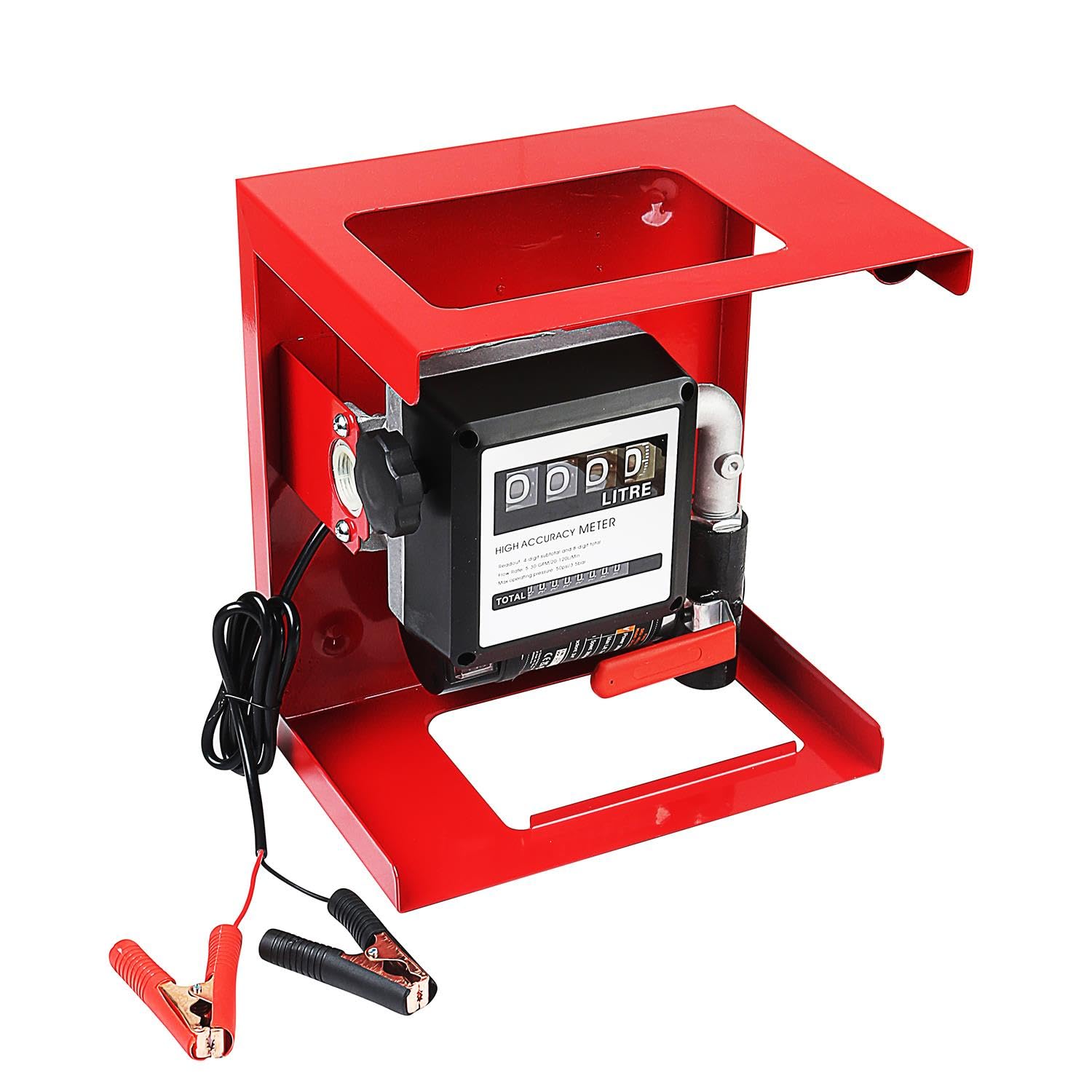 KATSU Kit de Bomba de Transferencia Diésel 260W 12V Autocebante Extractor de Fluido de Combustible y Aceite para Tractores, Caravanas y Maquinaria de Construcción
