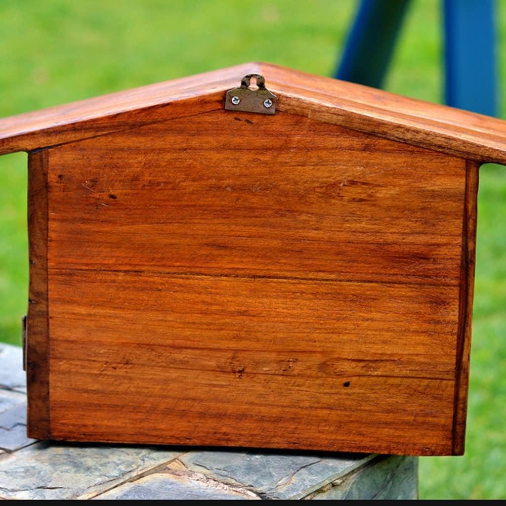 木製柵牧歌的な家のメールボックス屋外防雨カフェ装飾ミルク提案ボックス