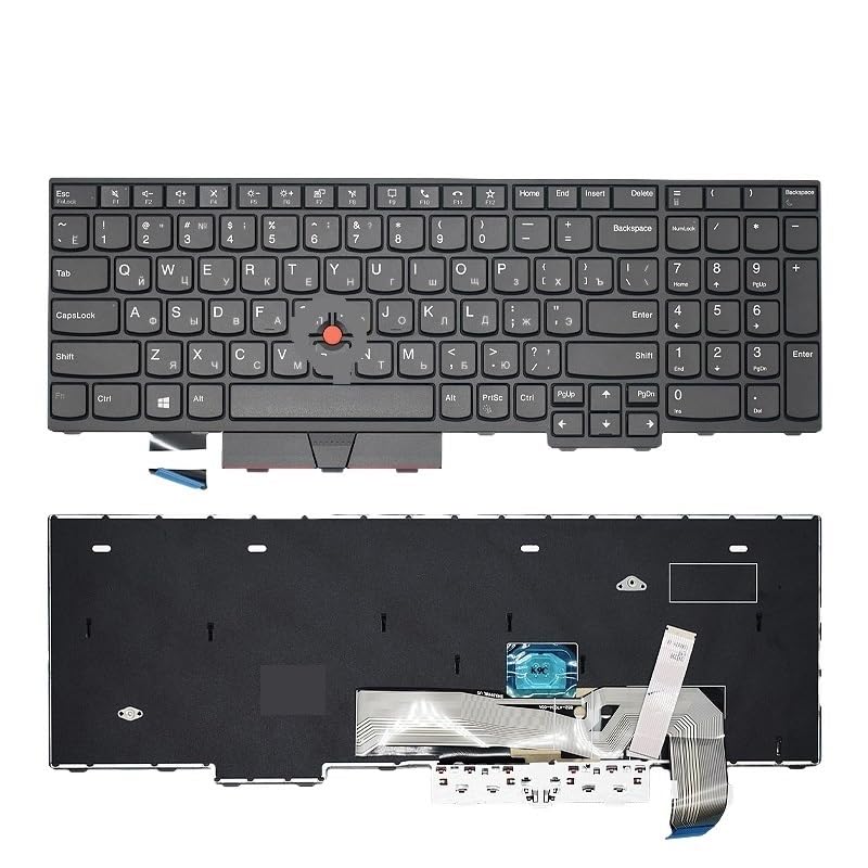 Clavier rétroéclairé russe pour travailler de nuit sur ThinkPad T15P