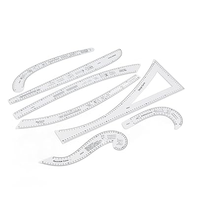 Lot De 7 Règles Courbes Françaises De Haute Précision Avec