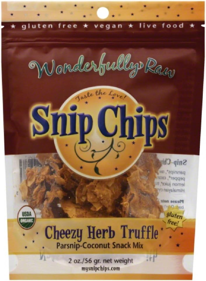 Wonderfully Raw Snip Chip, Cheezy Herb Truffle, Org (2 oz.)