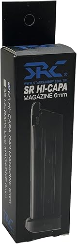 Miniatura 6 de BULLDOG AIRSOFT - SRC Hi-Capa GBB Pistola de Airsoft Blowback 0.236 in BB Revista de gas