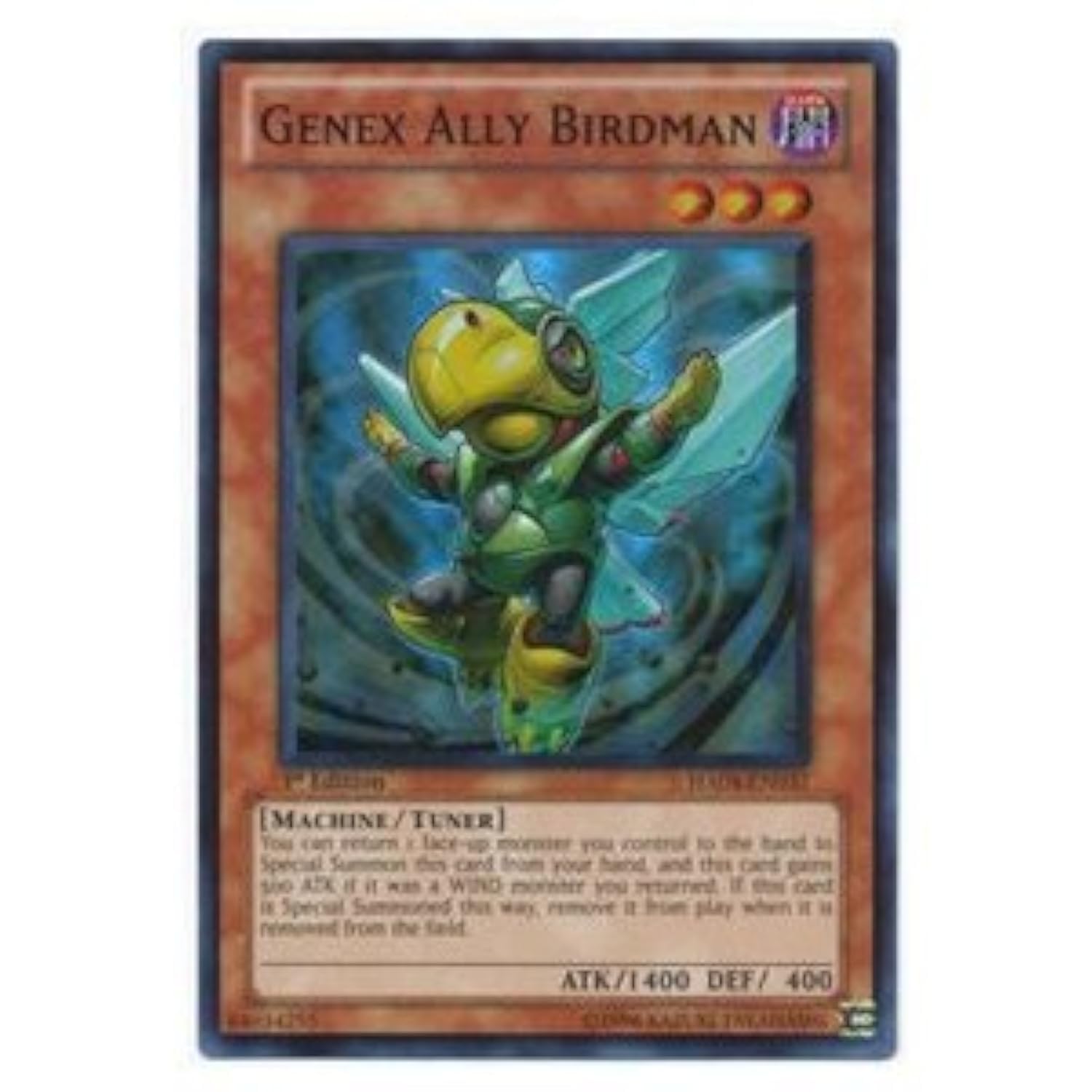 Collectible Trading Card Yu-Gi-Oh! Genex Ally Birdman Super Rare Card - 1st Edition HA04-EN037 From Hidden Arsenal 4 Yu-Gi-Oh Genex Ally Birdman