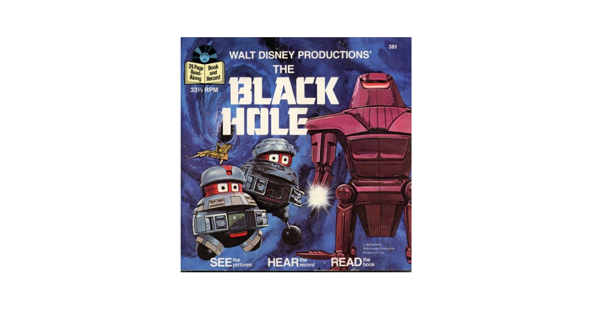 Walt Disney Productions The Black Hole Book and Record: No