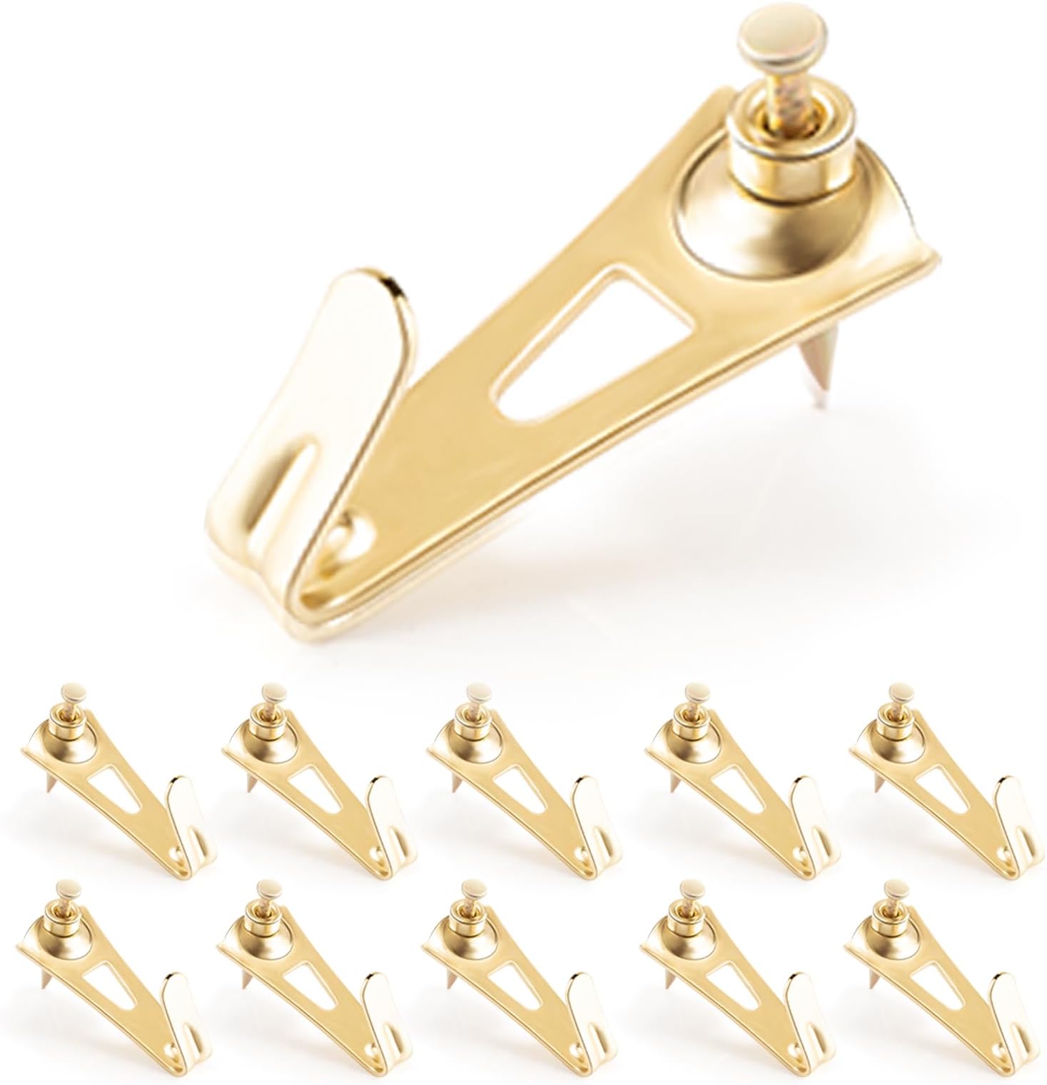 Earthquake Hangers(75lbs10pcs), Heavy Duty Earthquake Picture Hanging