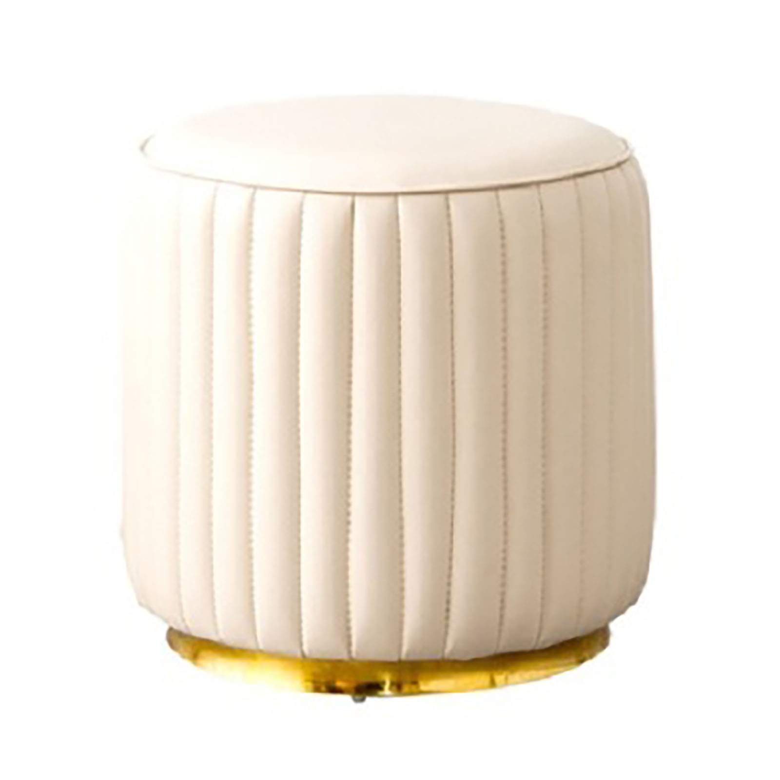 Puf Niskie stołki Creative Solid Wood Podnóżek Wyściełany Skórzany Podnóżek Salon Sypialnia Krzesło Do Makijażu Stołek Zmiana Buty (Kolor: Szary, Rozmiar: 35x3