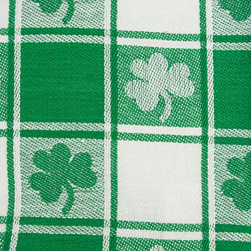 Dii St. Patrick's Day Collection Tabletop, Table Runner, 14X72, Shamrock Check #TOP1