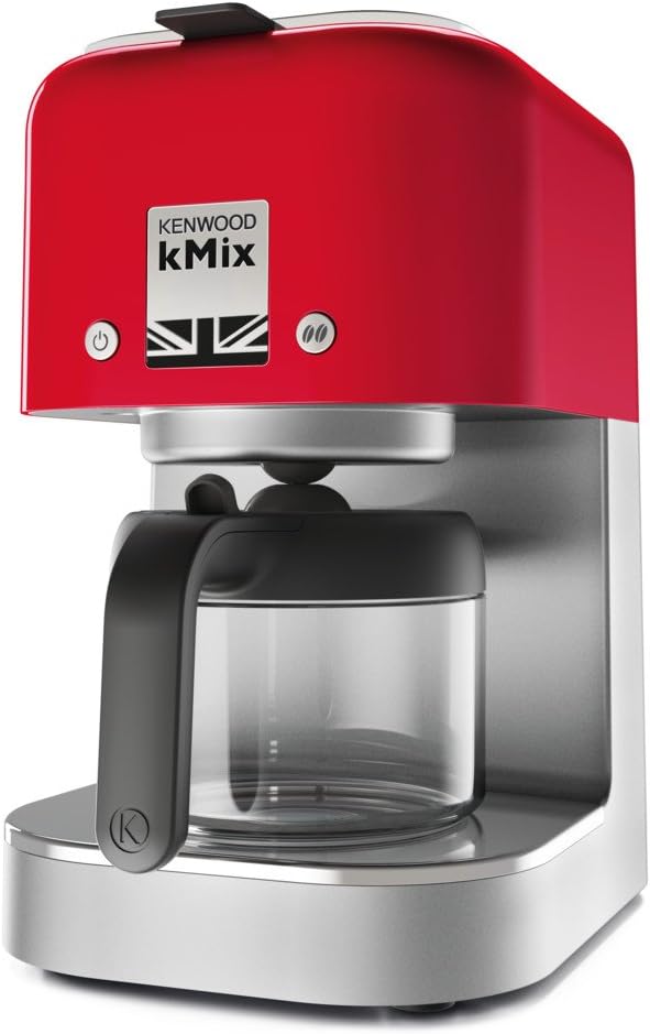 Kenwood COX750RD Kmix Macchina per il caffè, 1000 Watt, per 6 tazze, rosso Kenwood COX750RD Kmix Macchina per il caffè, 1000 Watt, per 6 tazze, rosso