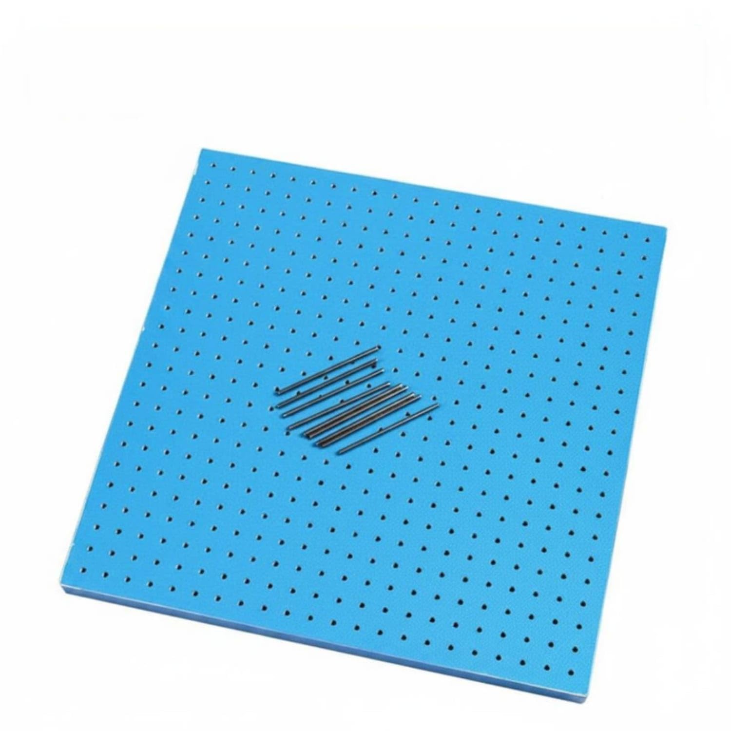 Solid Wood Granny Square Blocking Board Precisely Drilled Holes Wooden Crochet Blocking Board Polished and Polished Craft Supply for Crocheters, Knitters, Crafters, 6.5CM, Blue 30x30cm-image-16