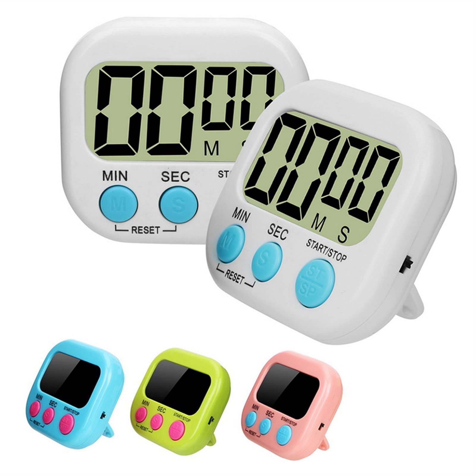 Timer Kuchenny Timer narzędzi kuchennych cyfrowy PROWADZONY Wyświetlacz Timer kuchenny Zegar Gotowy Budzik Budzik Sportowy Kuchnia Zegar Narzędzie Kuchenne Minutniki Kuchenne (Color : D)