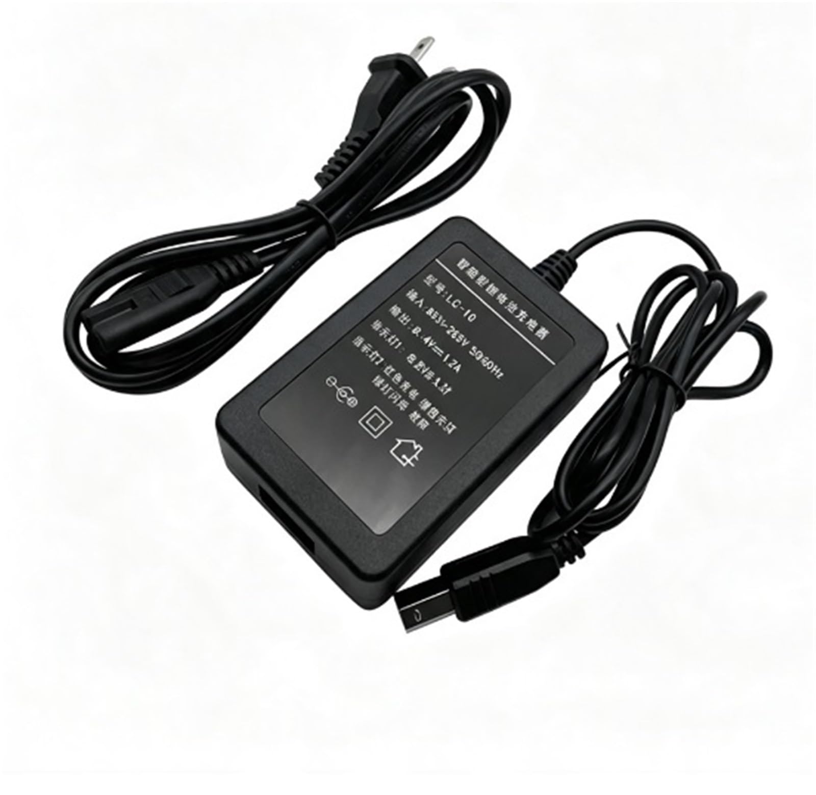 Caricabatterie LC-10 for Stazione Totale Batteria LB-01 NTS362 KTS440/470/580 Stazione Totale Spina USA(3 Plug)