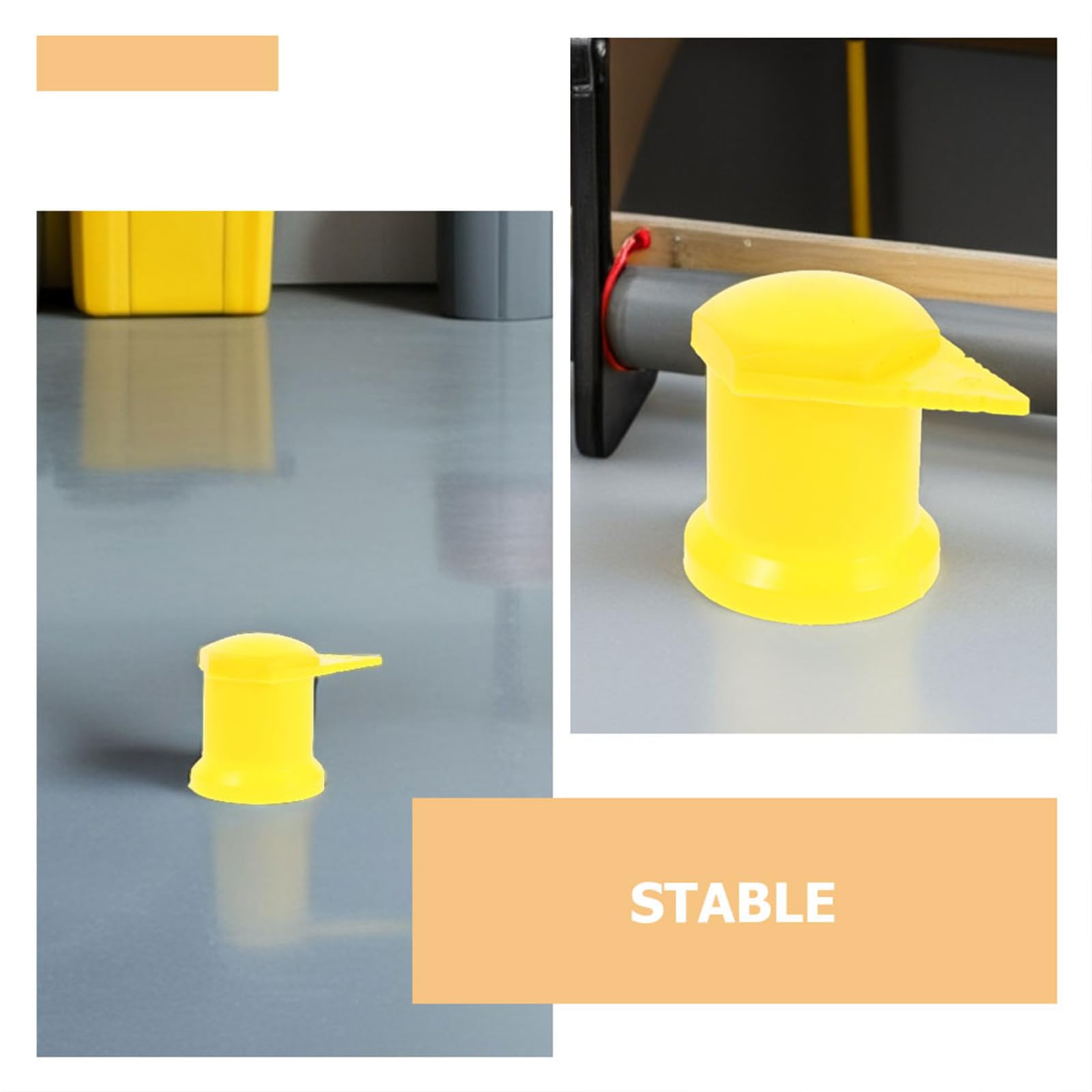Indicateurs Écrous de Roue Surveillance de Desserrage en Plastique Jaune 33 Mm Lot de 24 pour Voitures et Conditions Météorologiques Difficiles