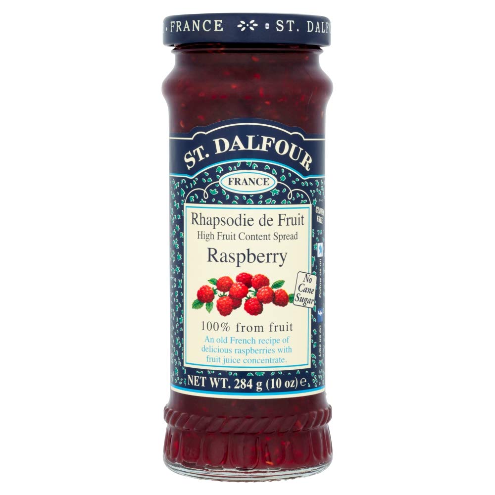 St Dalfour Raspberry Fruit Spread 284g - 6 Pack