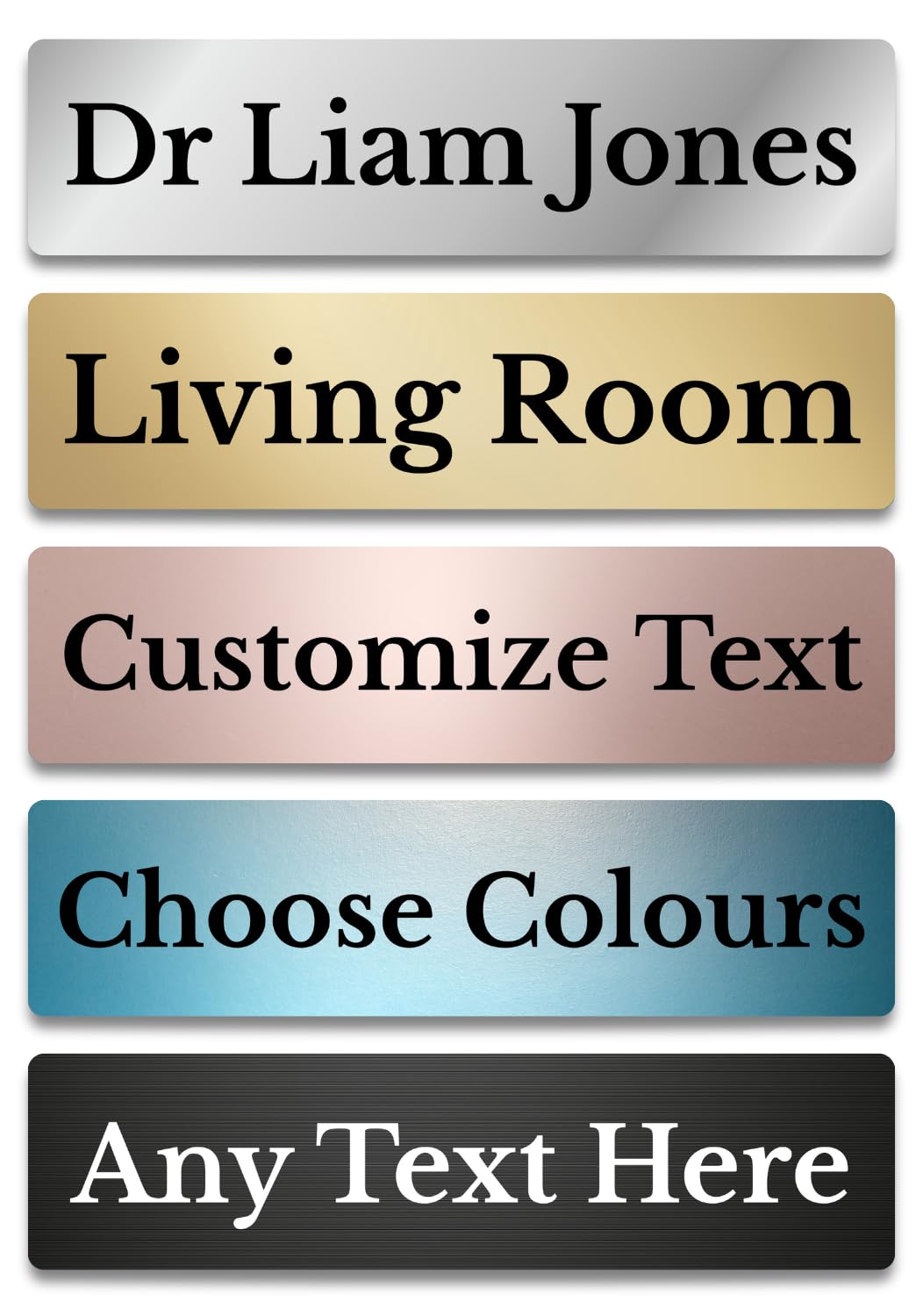 Custom Made Sign - Personalised Metal Door Sign, Bespoke Design Colour Options & Multiple Uses, Name, Text, Room, Business Walls & Home (Custom Door Sign) โ image 1